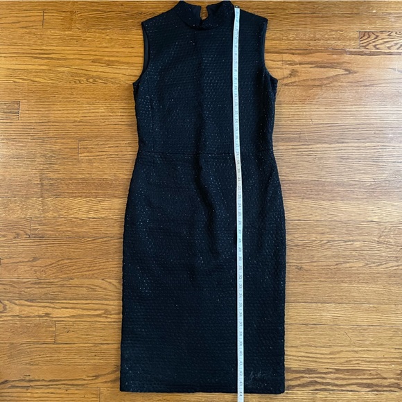Calvin Klein Collection High-neck Elegant Black Sleeveless Dress - Picture 3 of 9